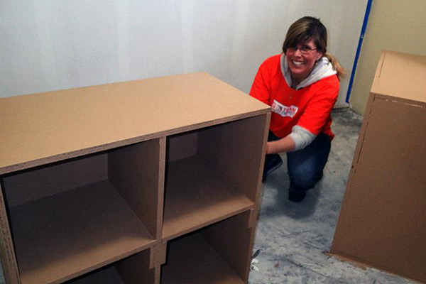 Home Depot volunteers renovate Memory Home on Lake Villa campus