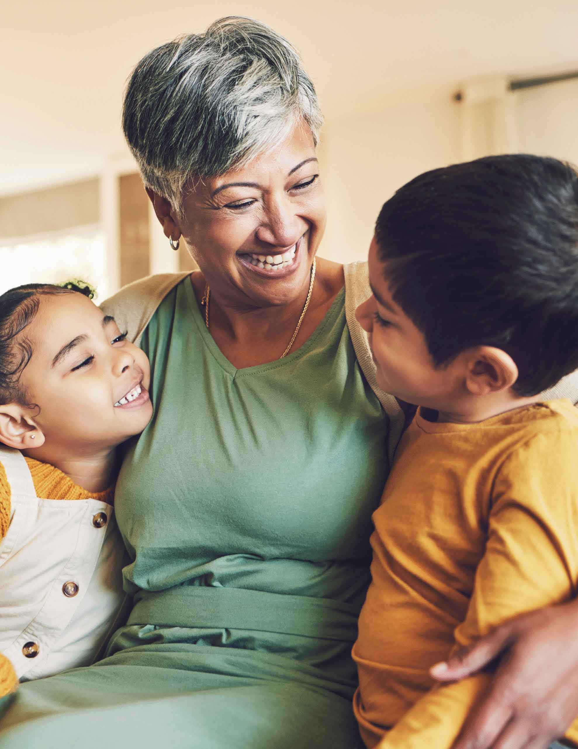 Grandparent and kids